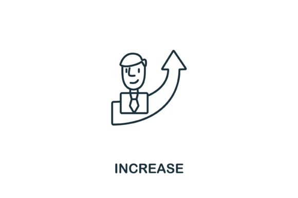 Boost Your Visual Messaging with the Increase Icon from Success Collection