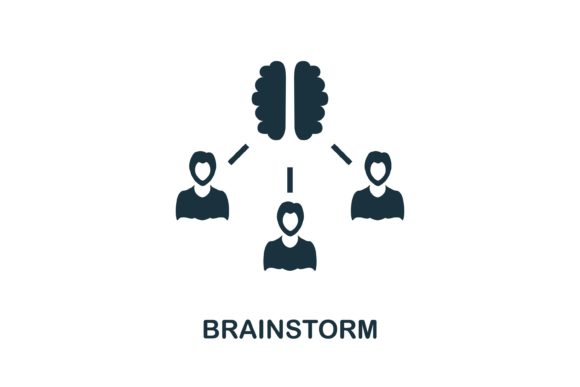 Brainstorm Icon: A Versatile Creative Asset for Web and Design Projects
