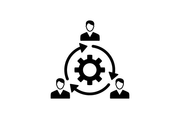 Business Project Management Team Icons for Creative Design Projects