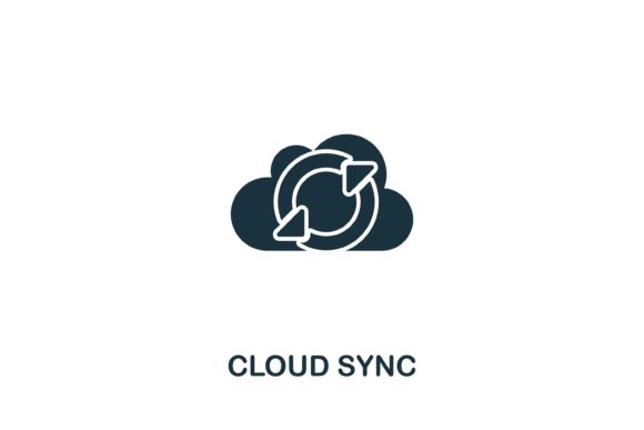 Cloud Sync Icon for Creative Projects
