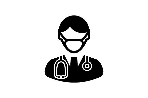 Doctor Wore a Surgical Mask Icon: A Versatile Design Element for Modern Projects