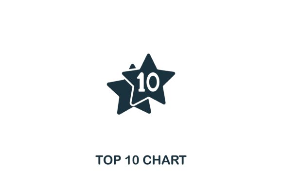 Enhancing Visual Communication with the Top 10 Chart Icon from SEO Collection