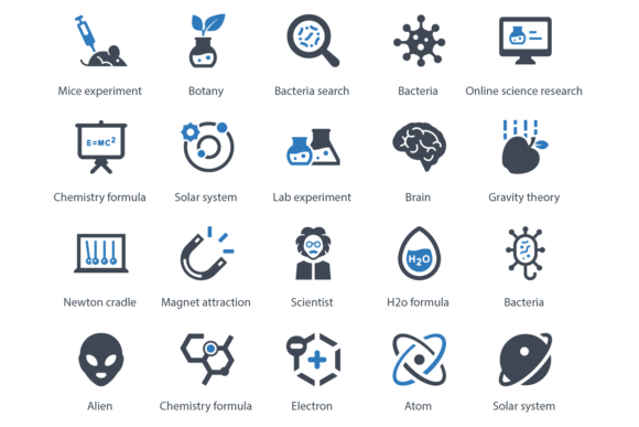 Science Icons: Enhancing Visual Communication in Design Projects