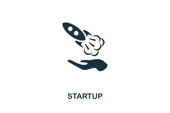 Startup Icon: Simple Line Element for Modern Design Projects