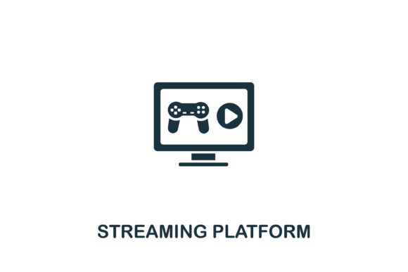 Steaming Platform: Creative Design Icon for Modern Visual Projects