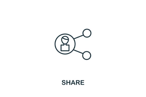 Strategic Use of the Share Icon from Teamwork Collection in Modern Design and Communication