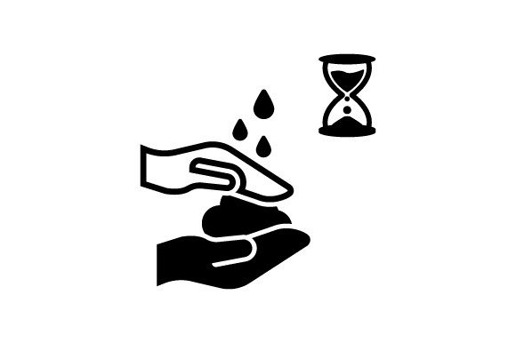 Washing Hands Icon for Design Projects