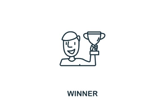 Winner Icon from Success Collection: A Practical Choice for Modern Design Projects